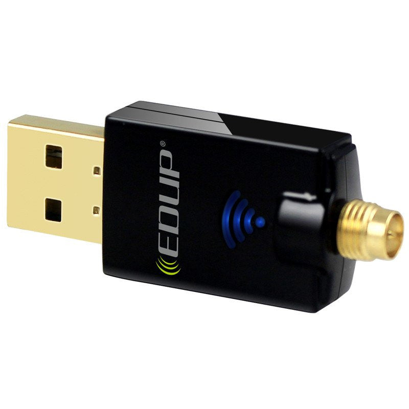 EDUP EP-DB1607 Dual Band 2.4G/5.8GHz 600Mbps 2dbi Antenna USB Wireless Network Card Wifi Receiver