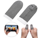 Bakeey 1 Pair Breathable Game Controller Finger Touch Screen Gloves Sweat Proof Gaming Finger Gloves Non-Scratch Sleeve Sensitive Nylon Mobile Touch for PUBG Mobile Game