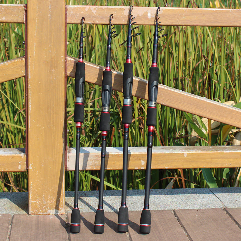 ZANLURE 1.8-3.0m Carbon Superhard Ultra Light Telescopic Spinnning Fishing Rod Sea Lake Fishing Rod