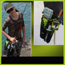 ZANLURE 19x6x33cm Nylon Black Lure Fishing Bag Outdoor Multi-functional Tactical Waist Leg Pack