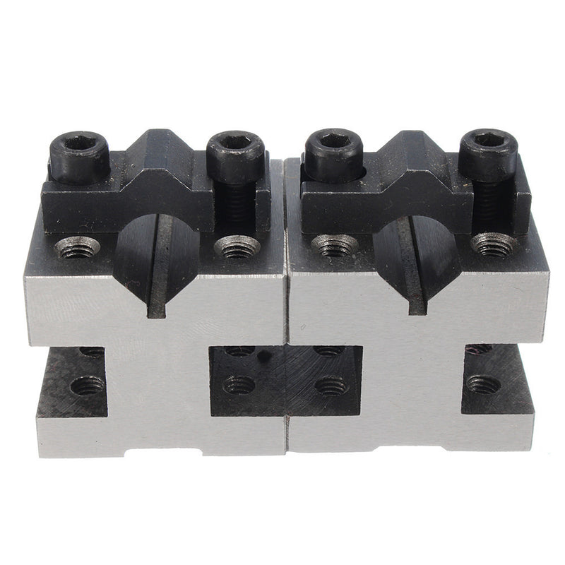 V Block Clamp Set V Block Matched Pair 7/16 to 13/16 90 Degree Precision Machine Lathe Tools