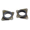 2Pcs 51.7*51.6*8mm 42 Stepper Motor Vibration Damper Shock Absorber for 3D Printer CNC Part