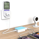 EU/UK/US Plug LCD Display Electric Monitor Analyzer Power Meter Energy Smart Wall Socket