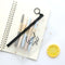 WAM PC-009 Transparent Storage Organizer Bag Stationery Bag Pencil Case Stationery Bag