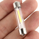 31/36/39/41mm COB LED Festoon Dome Lights License Plate Reading Map Lamp 12V White