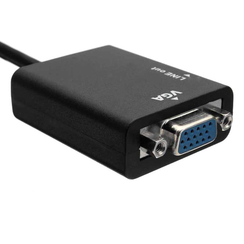 HD Male To VGA Female Video Adapter Cable Converter For Raspberry Pi 3/2B