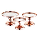 20/25/30CM Metal Cake Cupcake Food Stand Round Wedding Party Display Holder Decorations