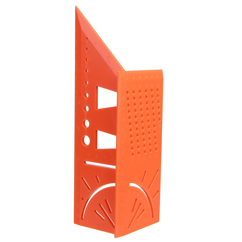 Woodworking Ruler 3D Mitre Angle Measuring Gauge Square Size Measure Hole Positioning Tool