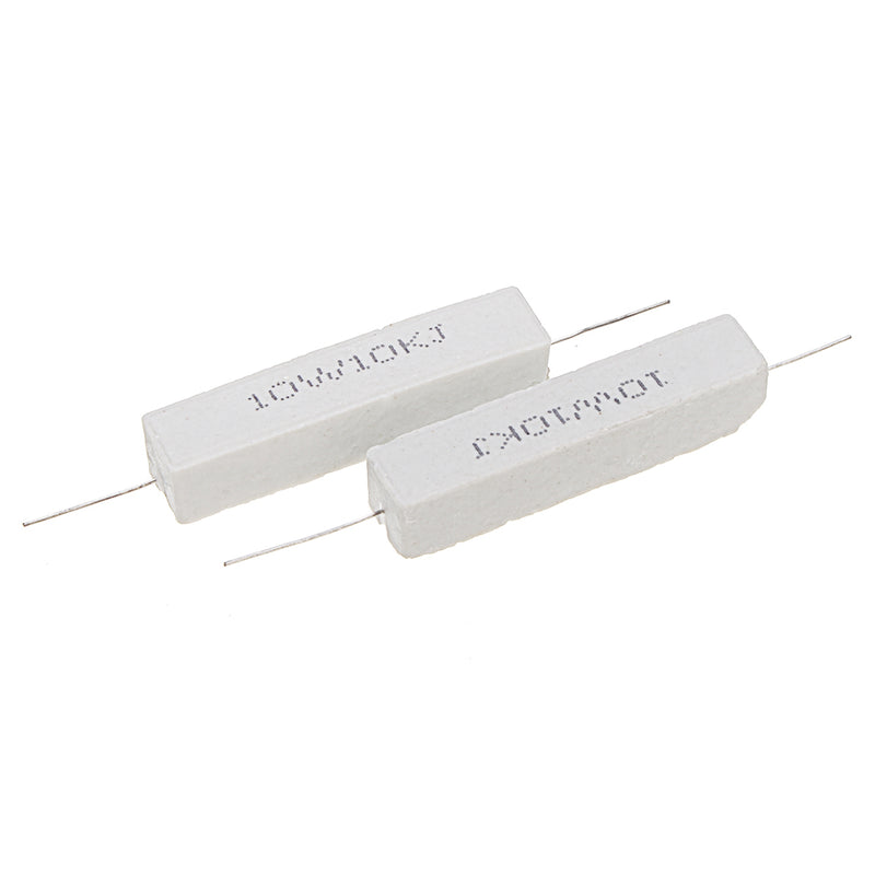 50pcs 10W 10K ohm 10KR Ceramic Cement Resistor