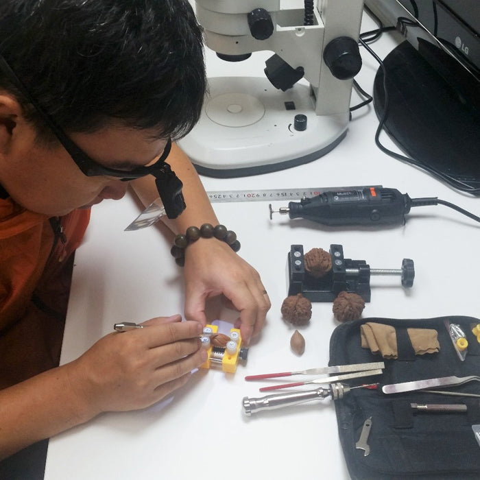 9892B 1.0/1.5/2.0/2.5/3.5X Headbrand Magnifier Magnifying Glass Eye Repair Loupe 2 LED Light