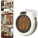Portable 900W Mini Electric Wall Outlet Space Instantly Heating Warm Heater