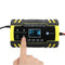 Enusic 12/24V 8A/4A Touch Screen Pulse Repair LCD Battery Charger For Car Motorcycle Lead Acid Battery Agm Gel Wet