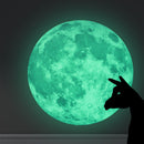 30cm Earth Globe Moon Wall Sticker Removable Glow In The Dark Luminous Stickers Home Decor