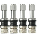 4X Universal TR43E Metal Clamp-in Tubeless Tyre Tire Wheel Schrader Valve