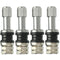 4X Universal TR43E Metal Clamp-in Tubeless Tyre Tire Wheel Schrader Valve