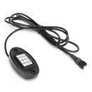 6Pcs Universal Colorful RGB LED Car Rock Lights  RF Dual Remote Control 5050 72 Led Waterproof IP68 Energy-saving Ambient Lamp Car SUV Pickup