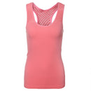 Women Hollow Out Sport Vest Backless Gym Tight Tank Fitness Running Vest
