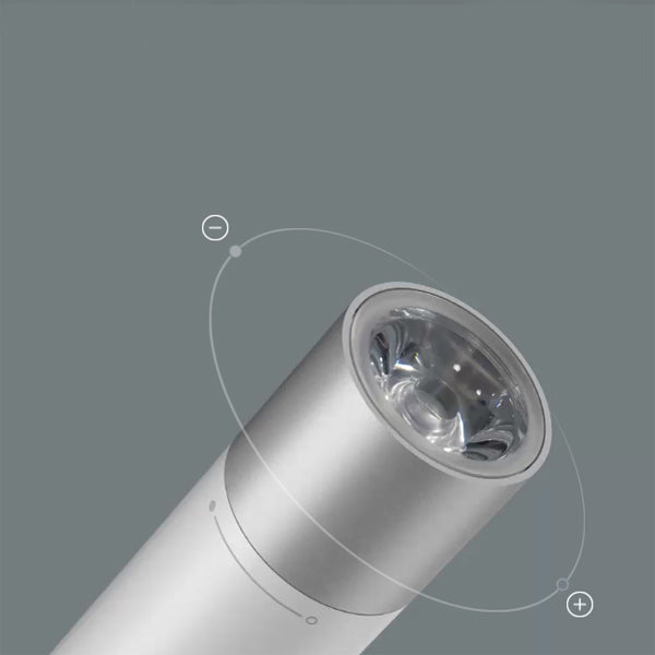 Xiaomi 240LM Stepless Dimming 11 Modes 3350mAh USB Rechargeable Mobile Power Mini LED Flashlight