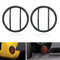 2pcs Turn Signal Light Cover GrillE-mounted For Jeep Wrangler JK 2007-2015