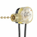 Universal Ceiling Fan Wall Light Replacement Pull Chain BRASS Switch Control