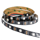 Non-waterproof WS2812 1M/2M Smart LED Strip Light+DC5-24V SP501E Controller Work White Alexa Google Assistant