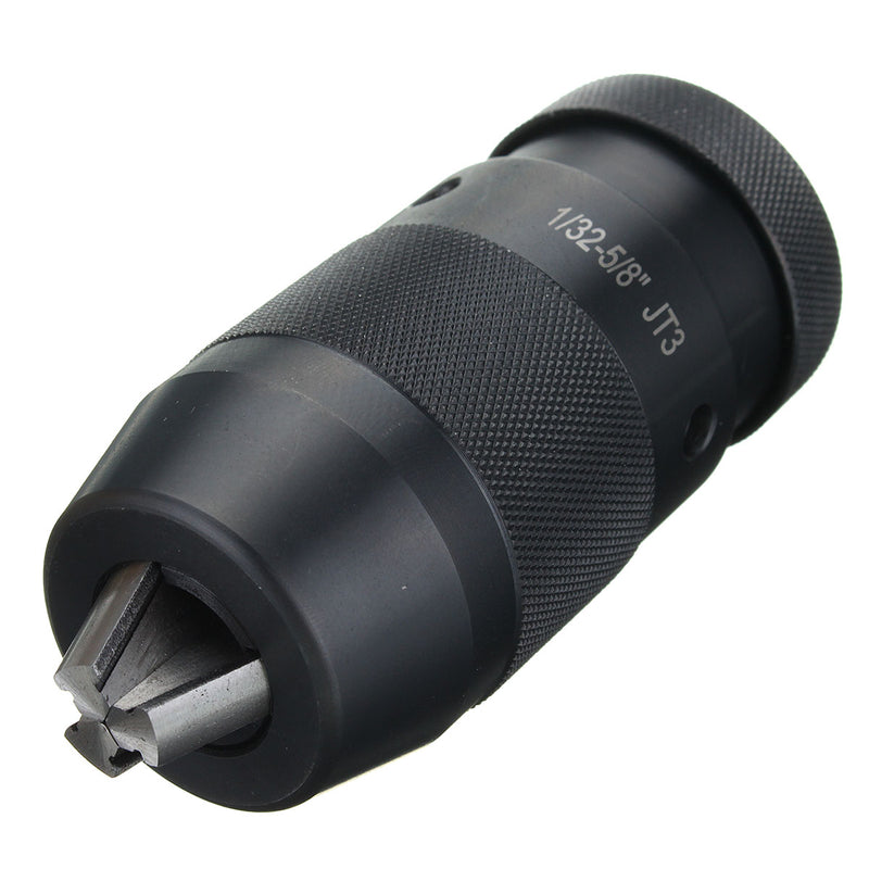 1/32-5/8 Inch 3JT Keyless Drill Chuck And JT3-2MT Tanged Tang Adapter MT2