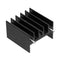 50Pcs TO-220 Aluminum Triode Heat Sink 25x23.5x15.8mm Aluminum Radiator