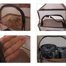 Outdoor Fishing Hanging 4 Layer Storage Basket  Hanging Drying Tableware Food Dry Net