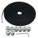 10M GT2 Timing Belt 6mm Wide + 10x Pulley + L Shape Wrench For 3D printer CNC RepRap