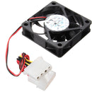 60*60*15mm 4 Pin Low Noise Silent Computer Case Cooling Fan Cooler