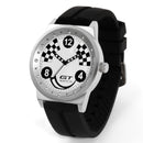 GT 002 Sport Fashion Casual Silica Gel Watch Band Car Racing Style Men Quartz Wrist Watch