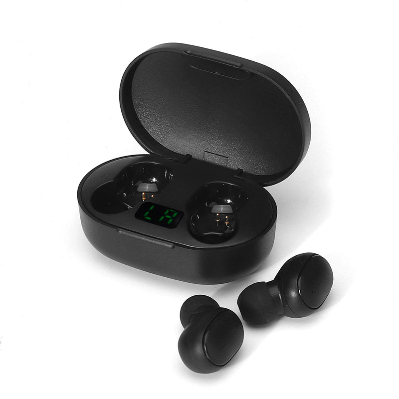 Portable TWS True Wireless bluetooth 5.0 Earphone LED Power Display Stereo Bilarteral Calls Headphone for Xiaomi Huawei IOS