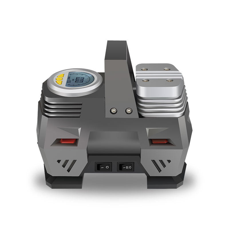 12V 150Psi 40L/Min Portable Digital LED Smart Air Compressor Pump Handheld Tire Inflator Electric Air Pump Repair Tool Accessories 30 Cylinder