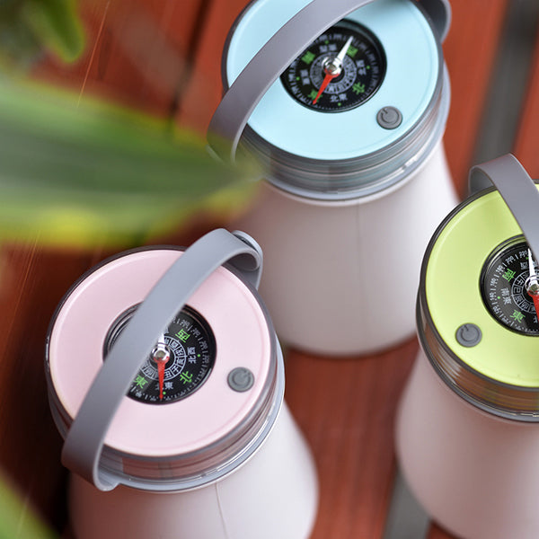 USB Charging Waterproof Outdoor Fishing Silicone Lantern Night Light LED Energy-Saving Lamp With Compass