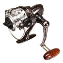 MN100 4.3:1 Mini Ice Fishing Reel Metal Spool Left/right Interchangeable Spinning Reel Gear For Pen