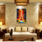 Miico Hand Painted Oil Paintings Eiffel Tower Scenery Wall Art For Home Decoration