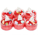 Fluffy Slime DIY Mochi Squishy Cat Chick Crystal Silk Cloud Mud 100ml Stress Reliever Kids Adults Play Toy