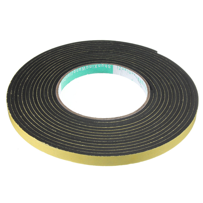 50003x10mm Black Single Sided Self Adhesive Foam Tape
