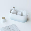 MUID  Cosmetic Bag Dressing Case Portable Travel Dresser Cosmetic Mirror Lamp Fixing Makeup Lipstick Skin Care Product Storage Box Basket