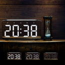 AEC BT508 Wireless Bluetooth Speaker Wireless Charger, USB Charging for Phone Portable Double Alarm Clock FM Radio Subwoofer, Three-range Brightness Adjustment
