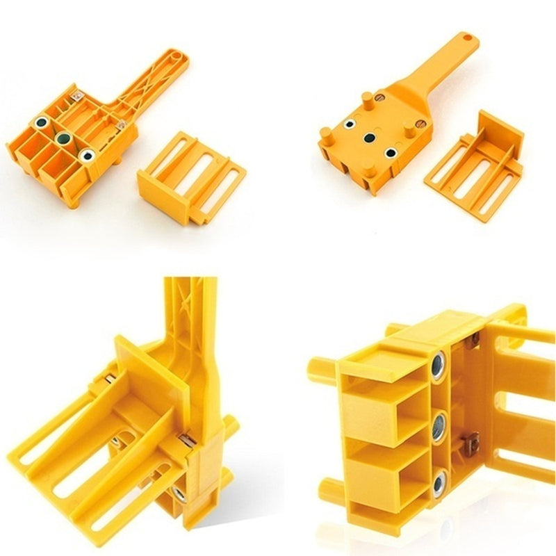 1/8/41PCS Handheld Woodworking Dowelling Jig Set Drill Guide 6/8/10MM Sleeve Wood Doweling Tool