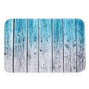 Rustic Wood Panel Shower Curtain 12 Hook Bathroom Waterproof Fabric Bathroom