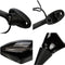 Blue Design LED Turning Signal Mirrors For Honda Suzuki Kawasaki Ducati