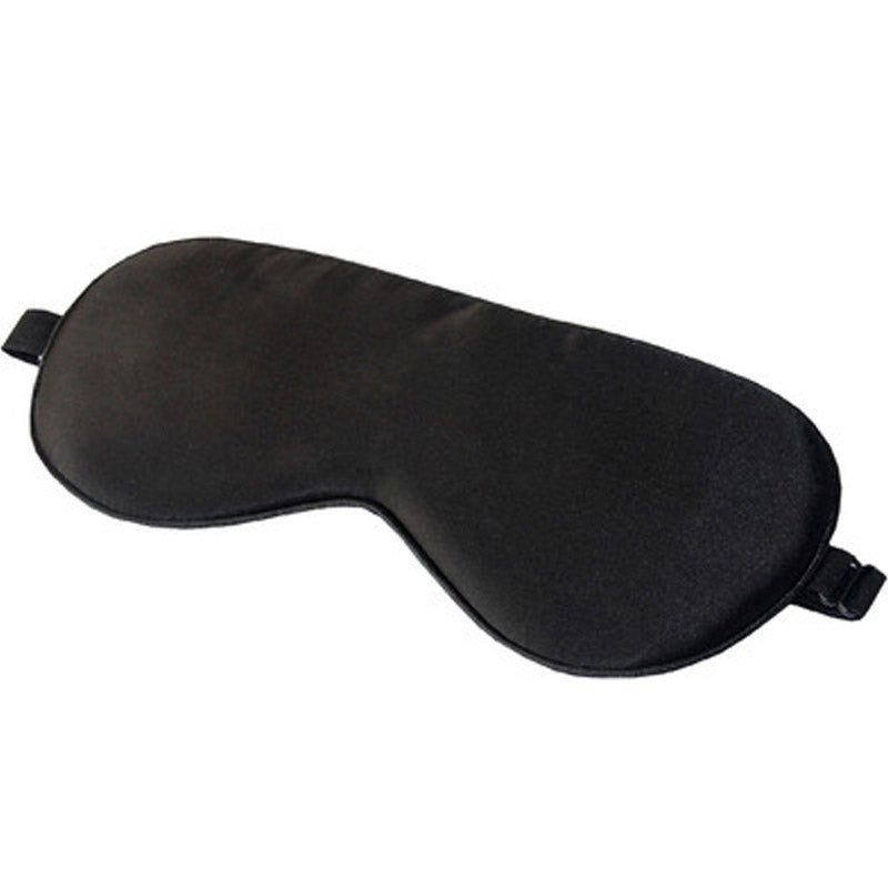 Natural Double Pure Silk Fabrics Layer Easeful Eye Shade Smooth Sleep Mask Blinder