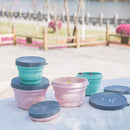 IPRee 500/1000ml Folding Silicone Bowl Portable Lunch Box Food Container Camping Picnic