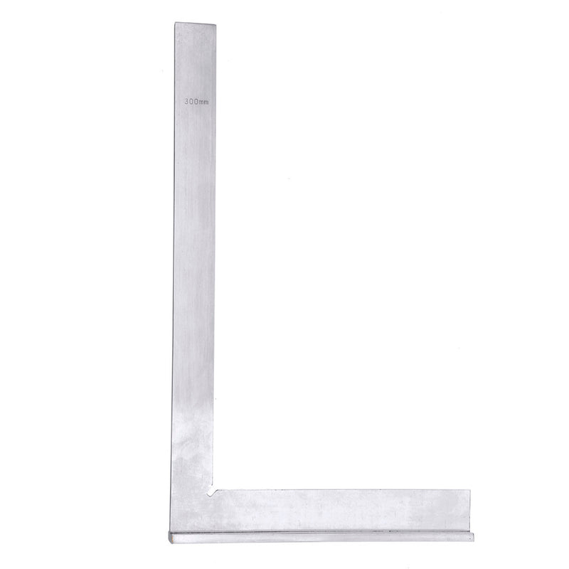 300x180mm Stainless Steel 90 Degree Angle Corner Square Ruler Wide Base Gauge Woodworking Measuring Tools