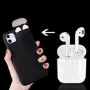 Bakeey Multifunction Creative 2 in 1 Anti-scratch Shockproof Matte PC Protective Case for iPhone 11 & Apple Airpods 1/2