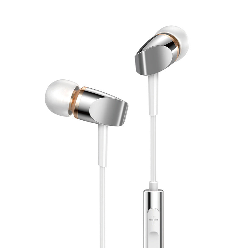 Joyroom JR-E209 Universal Metal Bass Earphone 3.5mm Wired Headphones with Mic for PC Phones
