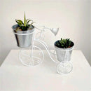 Iron Bicycle Plant Pot Stand Art Outdoor Indoor Garden Table Flower Rack Home Decorations