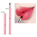 3 Colors Retractable Lipstick Gloss Brushes Travel Portable Lip Liner Pen Makeup Tool